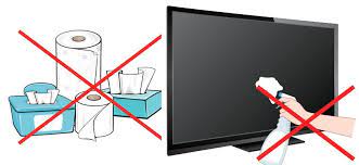 تمیز کردن صفحه نمایشگر تلویزیون